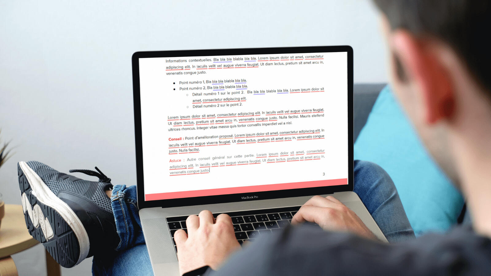 Un feedback peu utile pour savoir précisément sur quoi travailler.